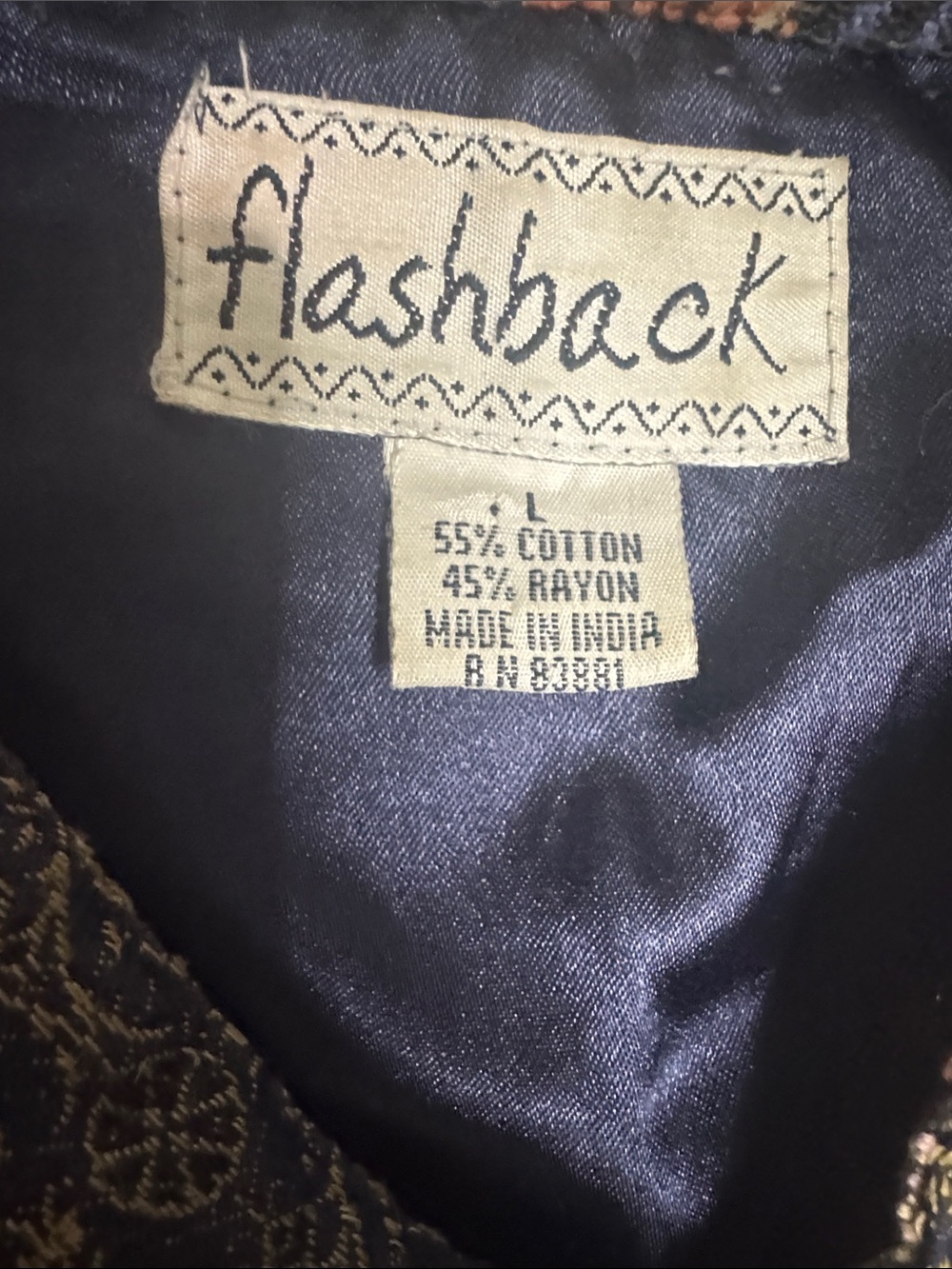 Striped Button-Front jacket - Picture 6 of 7